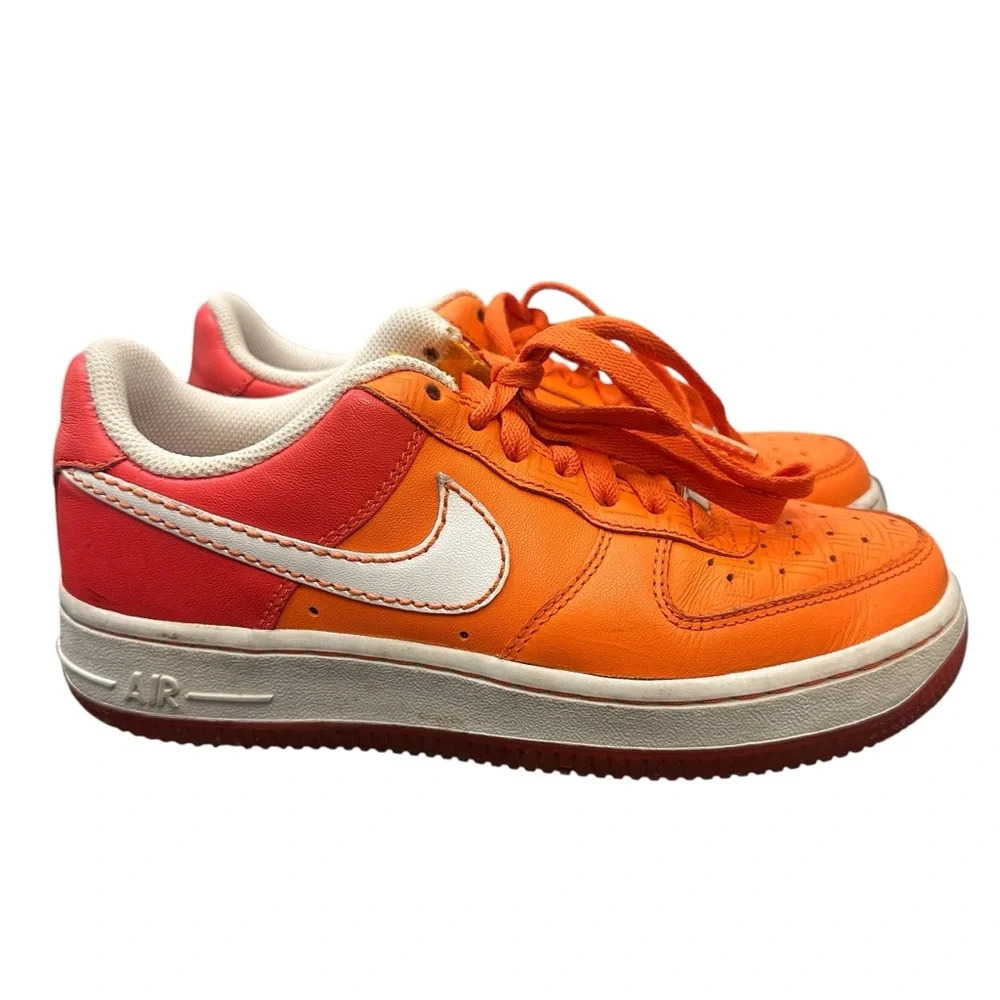 2007 Nike Air Force 1 XXV AF-1 ‘82 Patterson Square Gardens Orange Women’s 6.5 - Picture 2 of 7